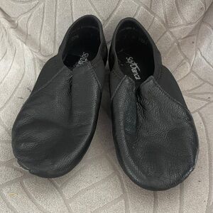 So Danca Adult Low Cut Slip-on Jazz Shoes JZ76 Size 7 Black